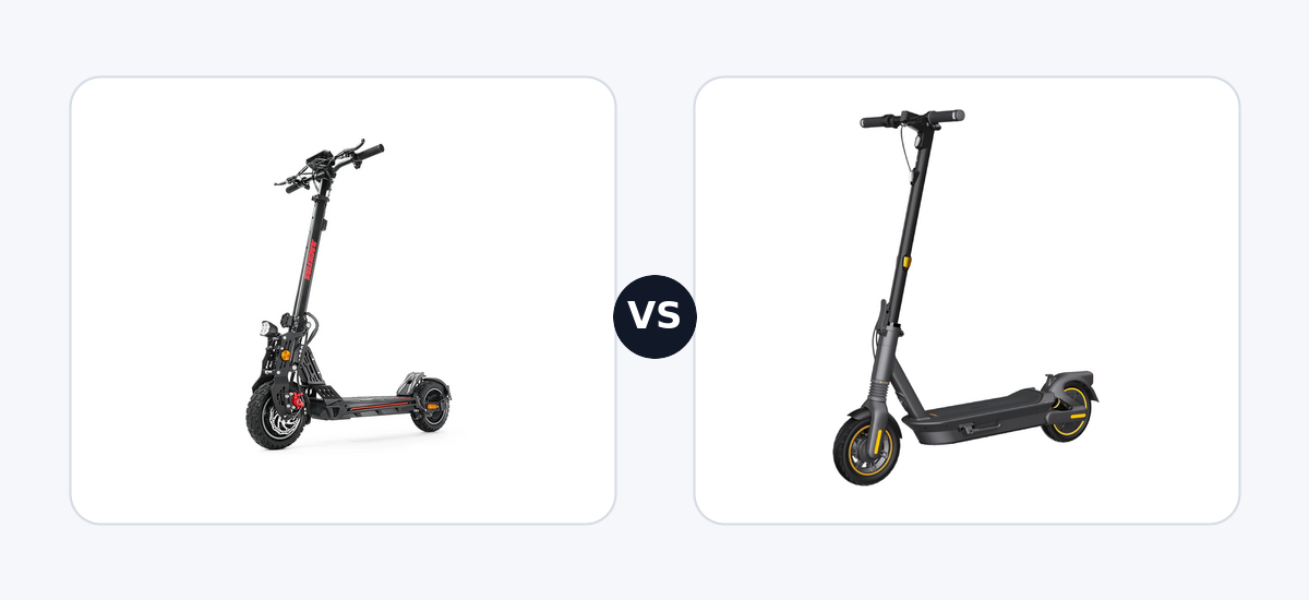 Backfire M8 Rover ·vs· Segway Ninebot max G2 DE