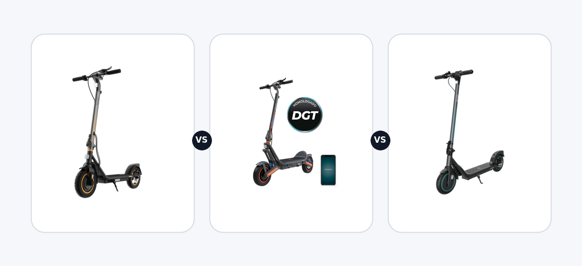 Cecotec Bongo D30 XL Connected ·vs· Cecotec Bongo GS65 ·vs· Cecotec D20E Connected