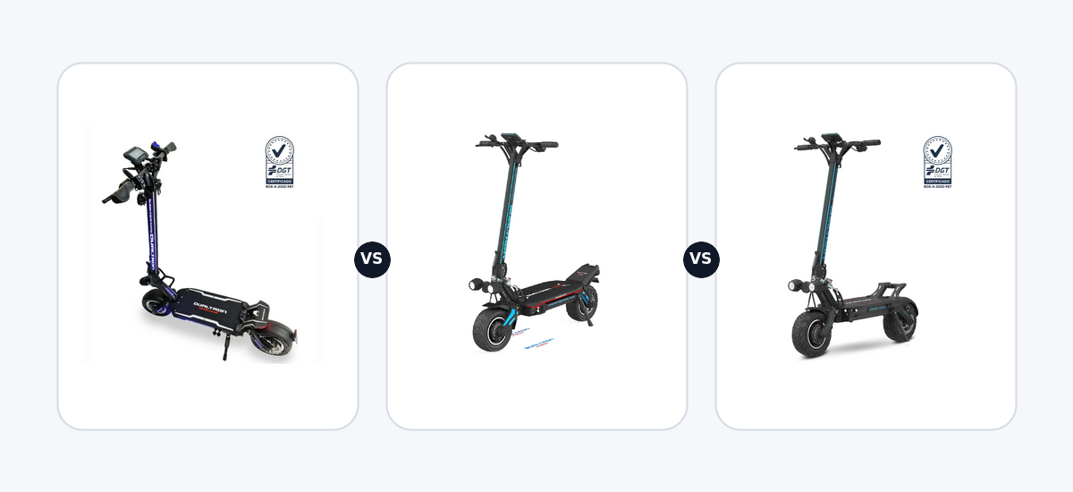 Dualtron Achilleus Limited ·vs· Dualtron Storm Limited ·vs· Dualtron Thunder 3 72V DGT