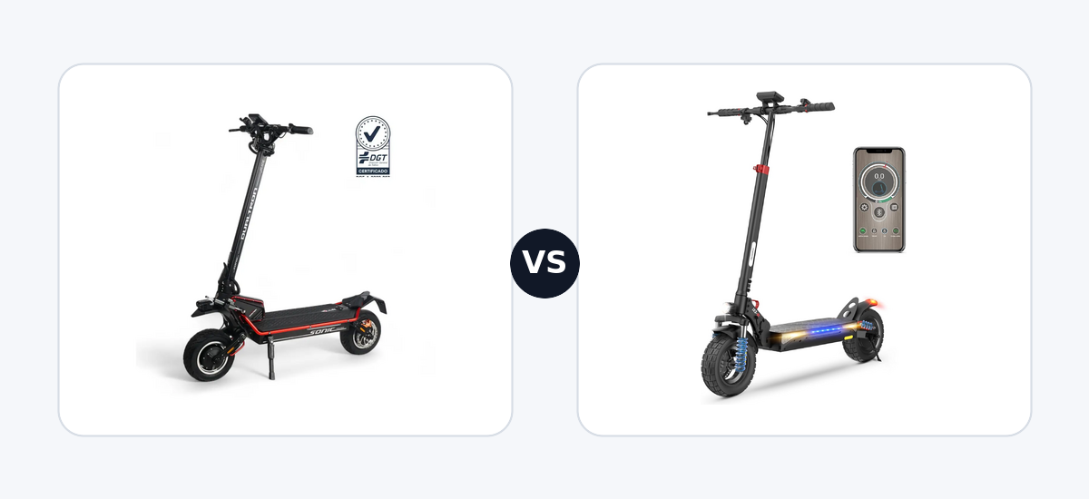 Dualtron Sonic Alien 72V ·vs· iScooter ix3