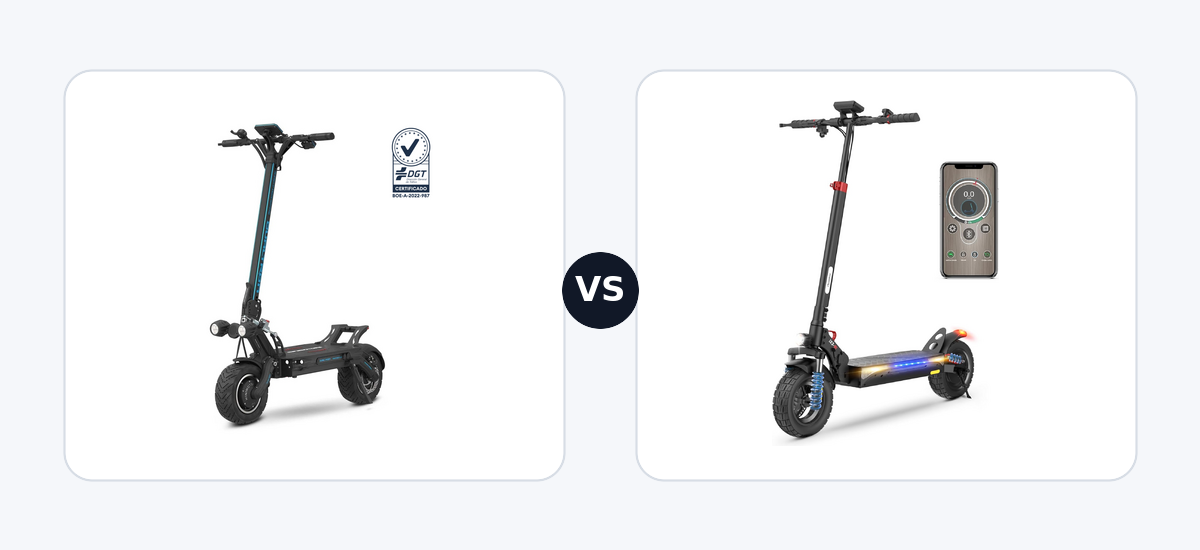 Dualtron Thunder 3 72V DGT ·vs· iScooter ix3