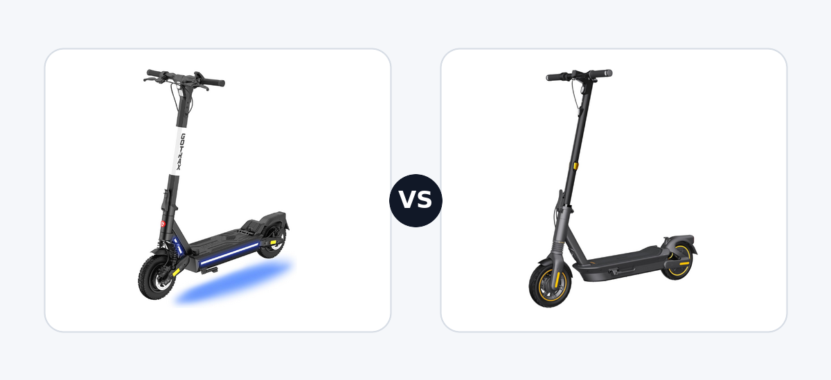 Gotrax Ares ·vs· Segway Ninebot max G2 DE