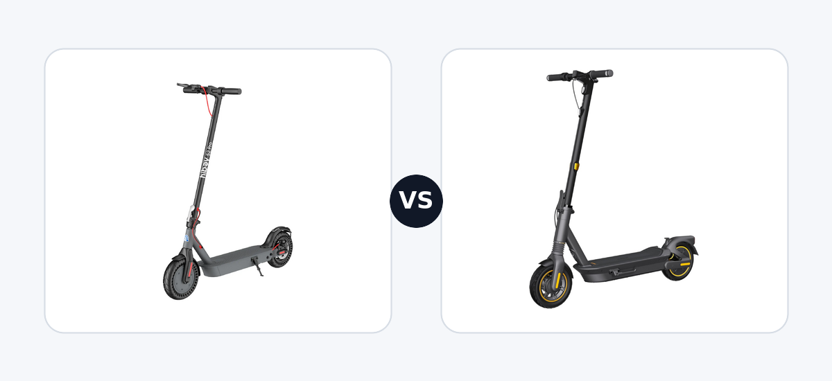 Hiboy S2 Pro ·vs· Segway Ninebot max G2 DE