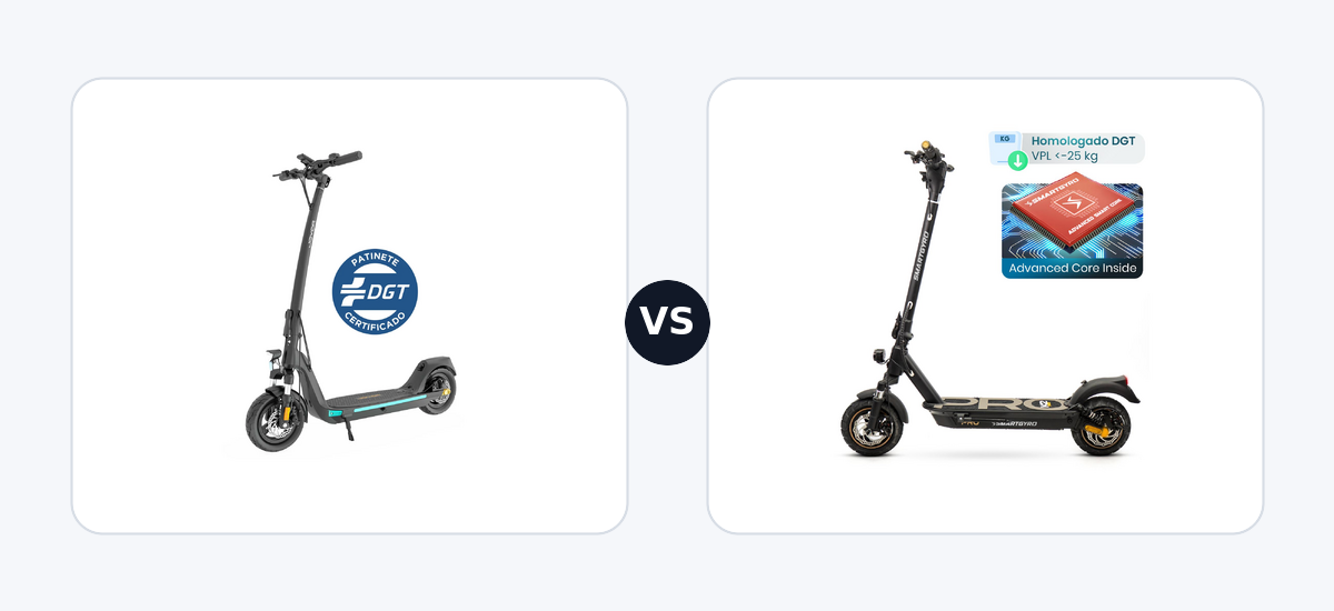 Joyor C10 DGT ·vs· Smartgyro K2 PRO Black