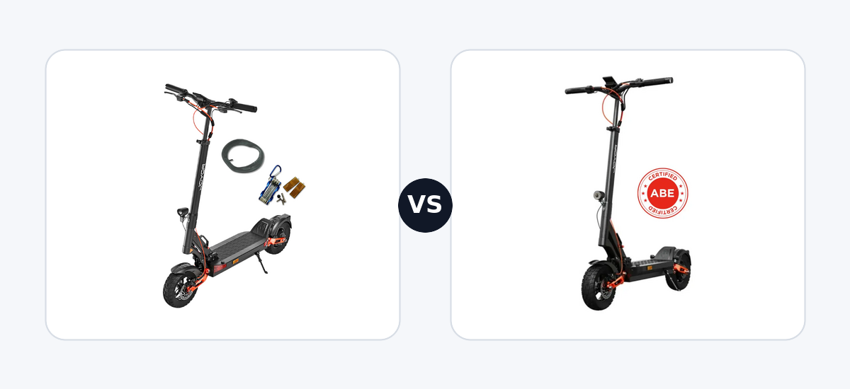 Joyor T6 · vs · Joyor T6e ABE
