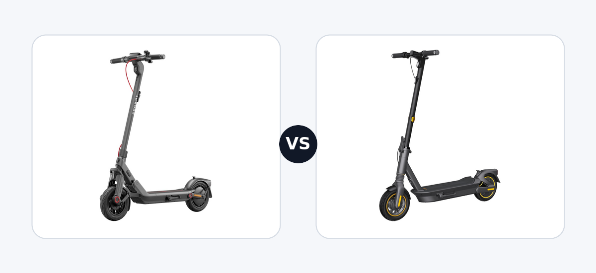 Segway Ninebot E3 Pro E ·vs· Segway Ninebot max G2 DE