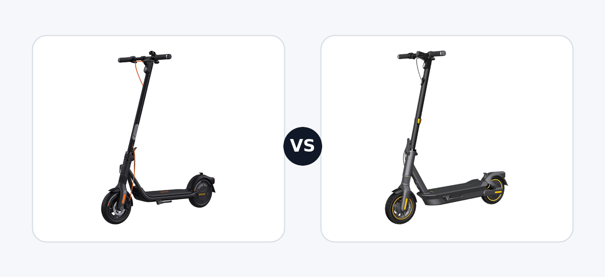 Segway Ninebot F2 Pro E ·vs· Segway Ninebot max G2 DE