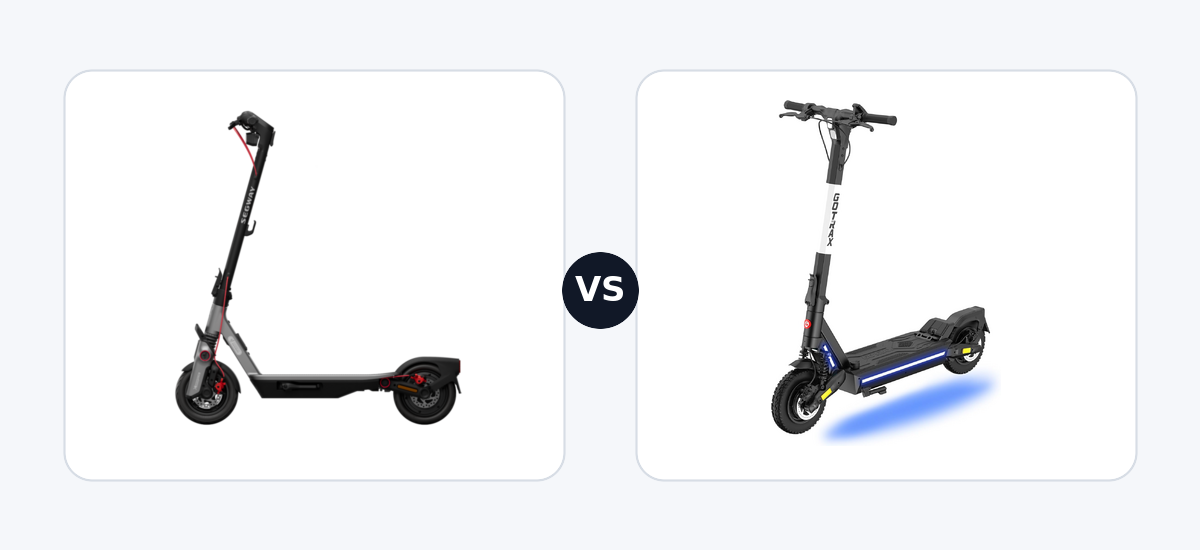 Segway Ninebot F3 Pro E · vs · Gotrax Ares
