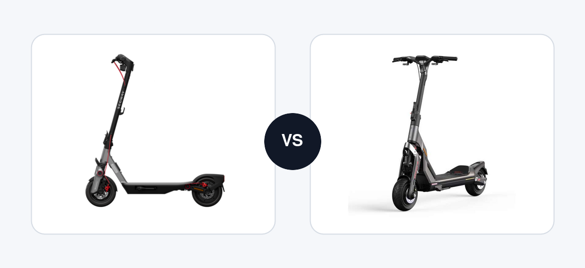 Ninebot F3 Pro E VS GT1 E