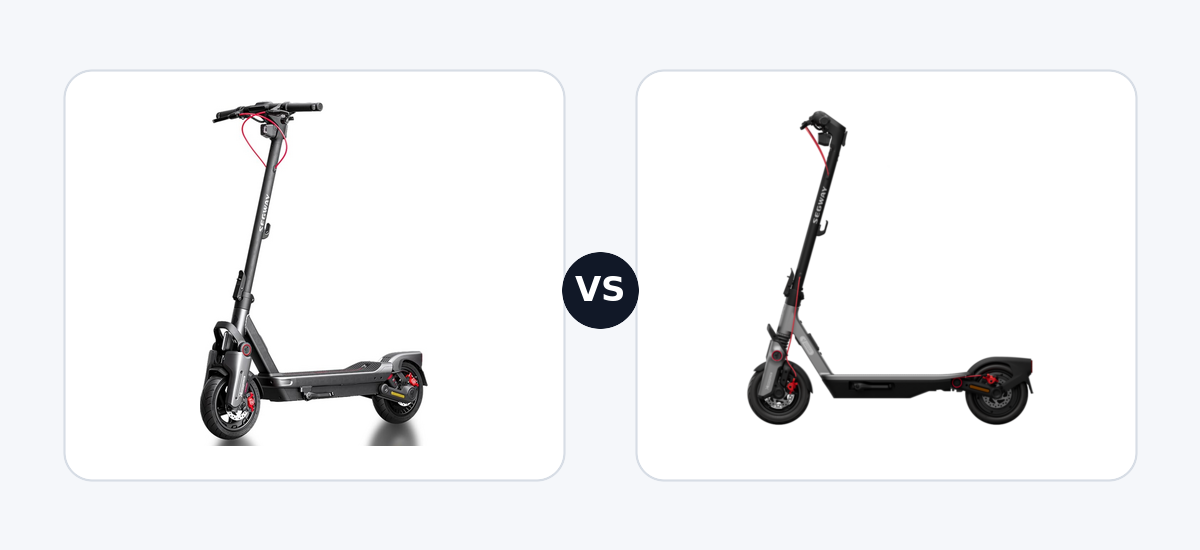 Segway Ninebot MAX G3 E · vs · Segway Ninebot F3 Pro E