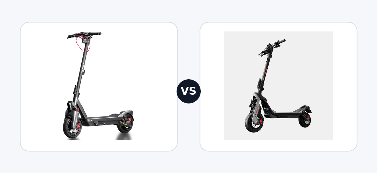 Segway Ninebot MAX G3 E · vs · Segway Superscooter GT3 Pro