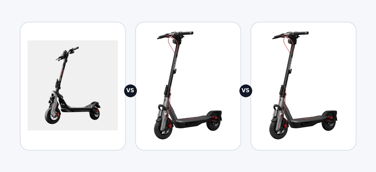 Segway Superscooter GT3 Pro ·vs· Segway Ninebot F3 Pro D ·vs· Segway Ninebot F3 Pro