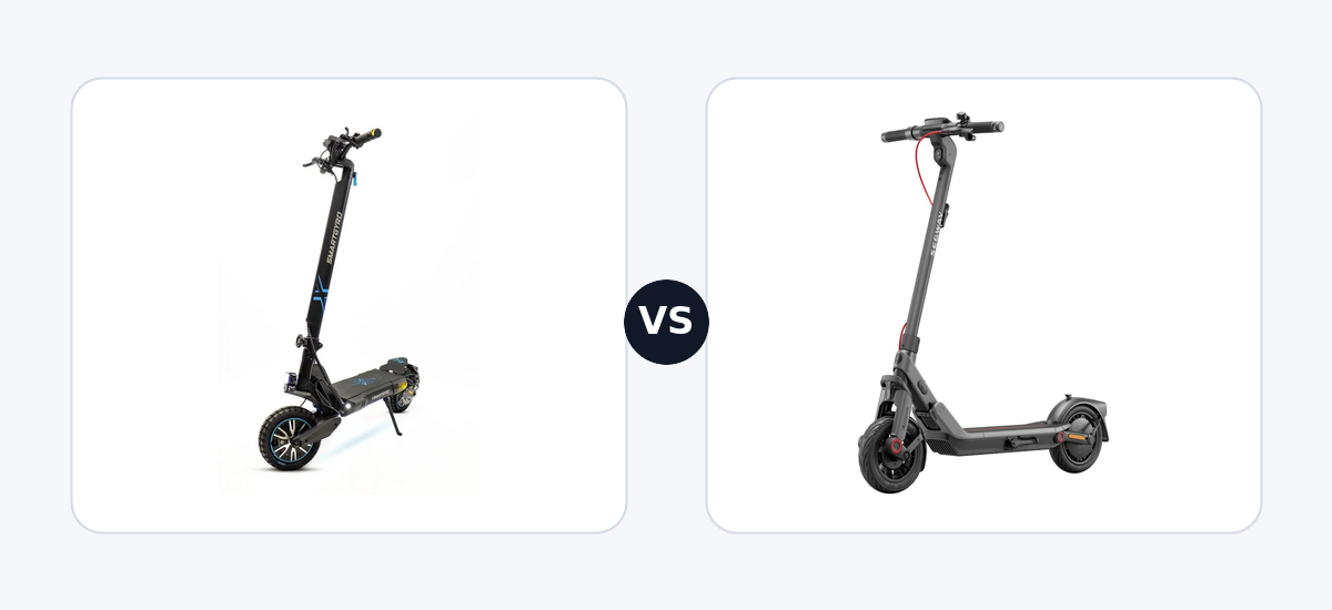 Smartgyro CROSSOVER DUAL MAX 2 · vs · Segway Ninebot E3 Pro E