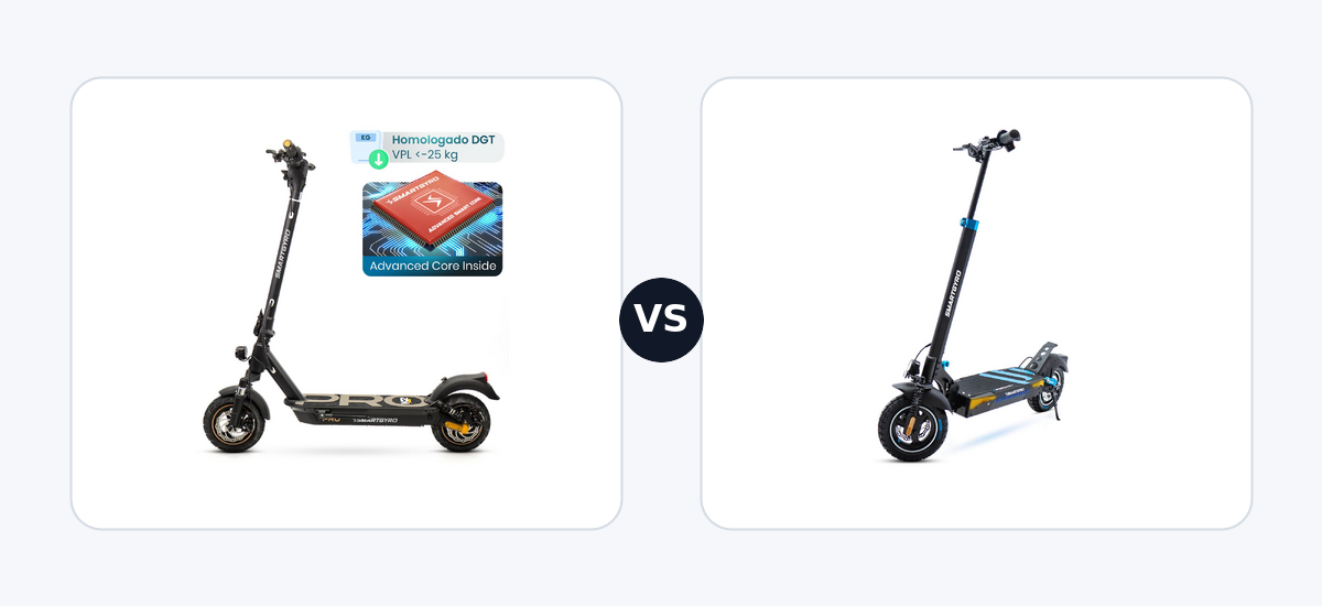 Smartgyro K2 PRO Black ·vs· Smartgyro Smartgyro Speedway