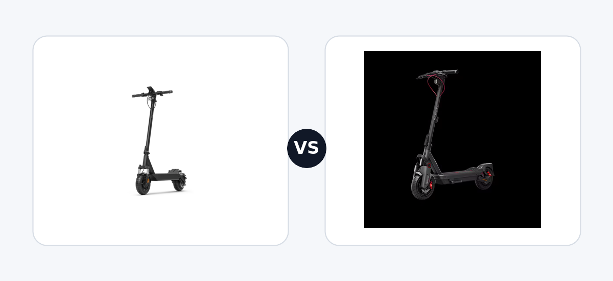 vmax VX4 · vs · Segway Ninebot MAX G3