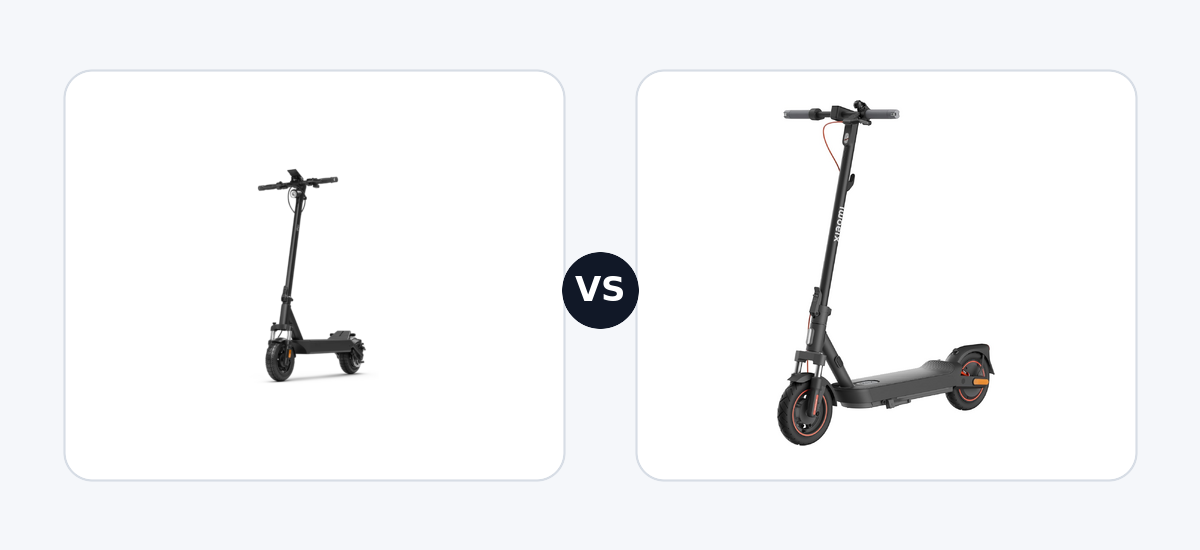 vmax VX4 · vs · Xiaomi Electric Scooter 5 Max DE