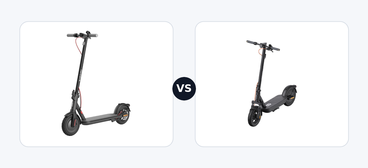 Xiaomi Electric Scooter 4 · vs · Xiaomi Xiaomi Electric Scooter 5 Plus