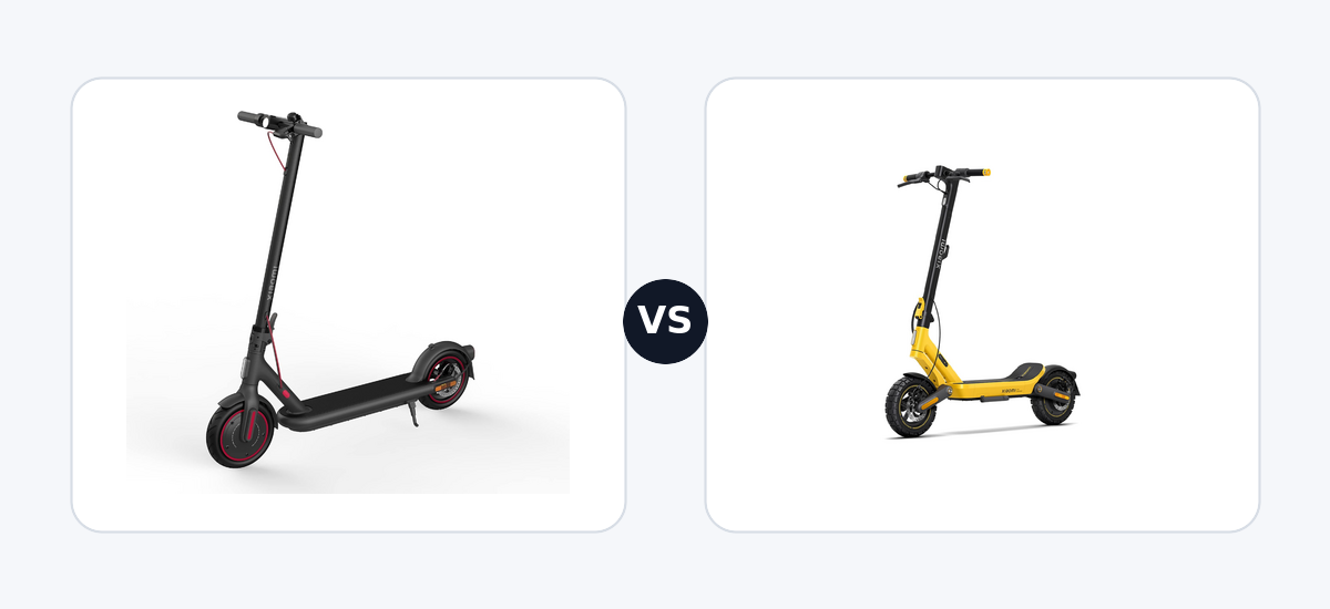 Xiaomi Electric Scooter 4 Pro · vs · Xiaomi Electric Scooter 6 Ultra