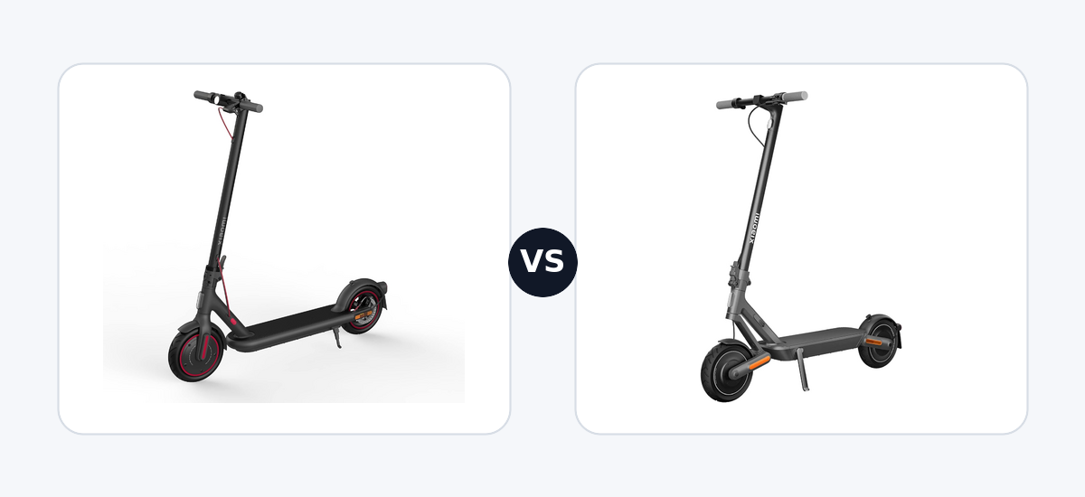 Xiaomi Electric Scooter 4 Pro ·vs· Xiaomi Electric Scooter 4 Ultra