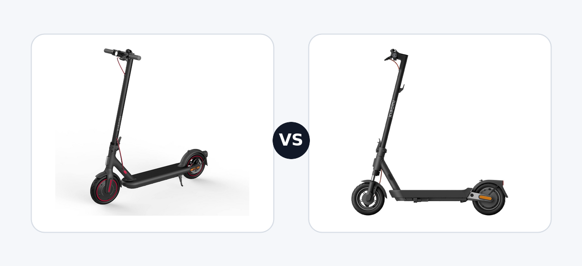 Xiaomi Electric Scooter 4 Pro ·vs· Xiaomi Electric Scooter 5 Pro DE