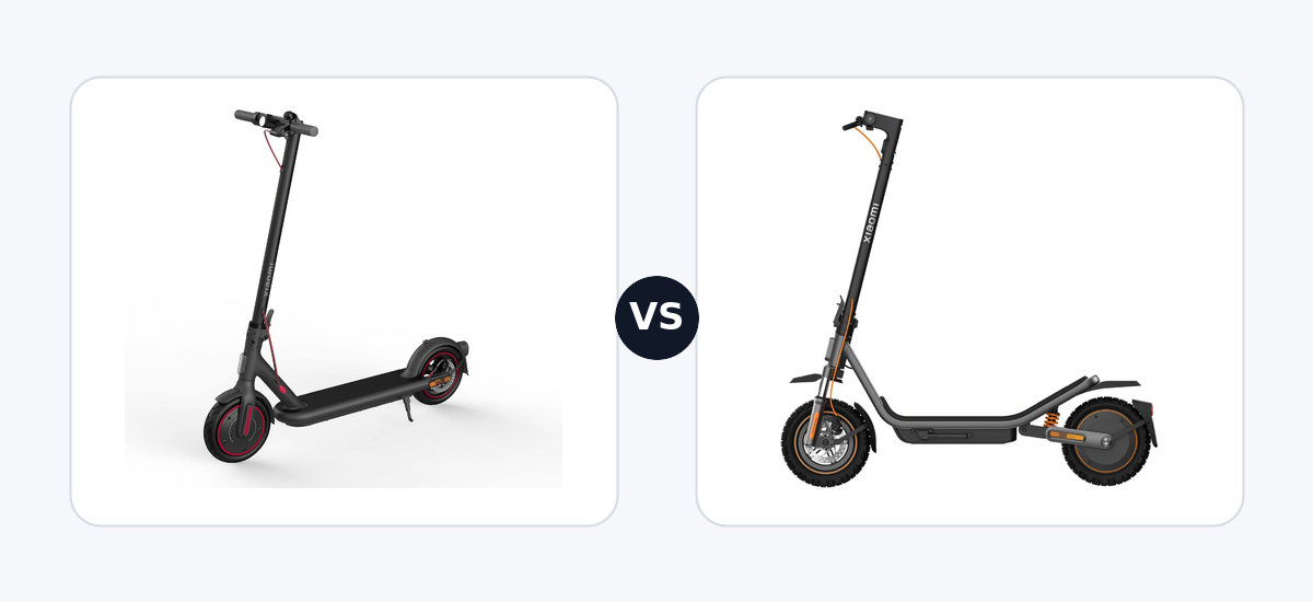 Xiaomi Electric Scooter 4 Pro ·vs· Xiaomi Electric Scooter 6 Pro
