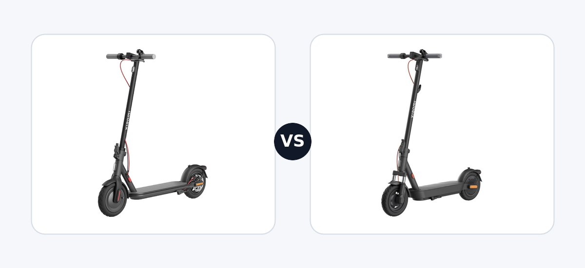 Xiaomi Electric Scooter 4 ·vs· Xiaomi Electric Scooter 5 DE
