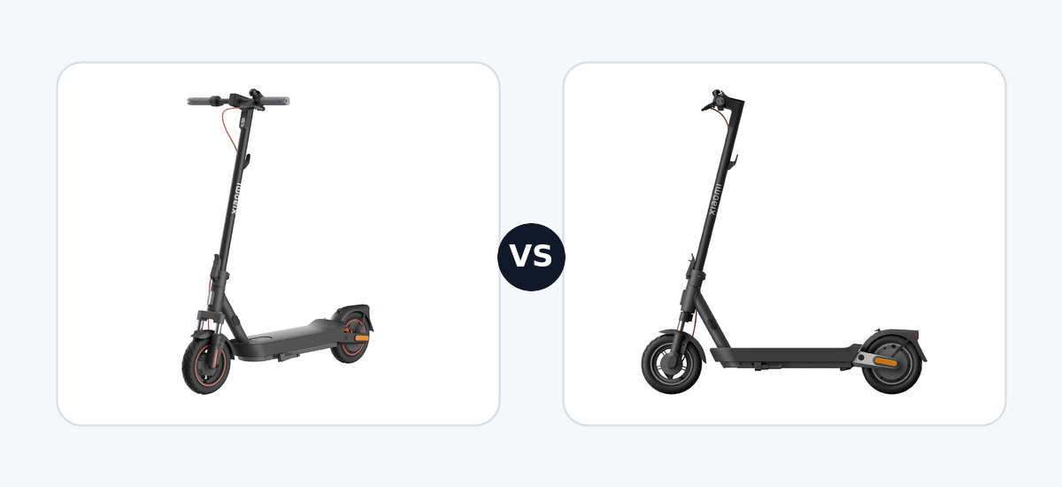 Xiaomi Electric Scooter 5 Max DE ·vs· Xiaomi Electric Scooter 5 Pro DE
