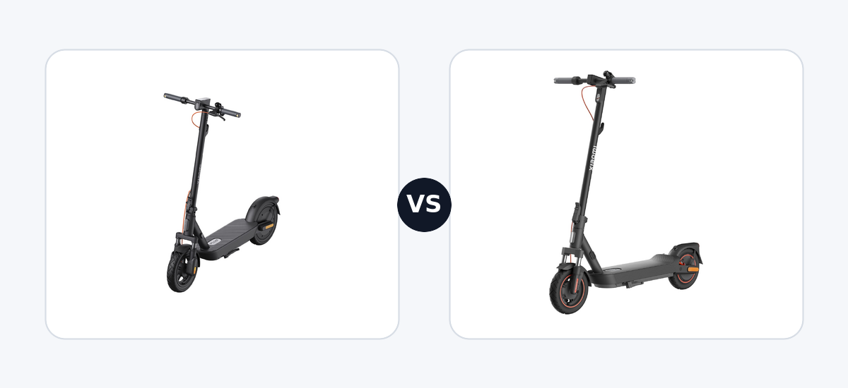 Xiaomi Electric Scooter 5 Plus · vs · Xiaomi Electric Scooter 5 Max