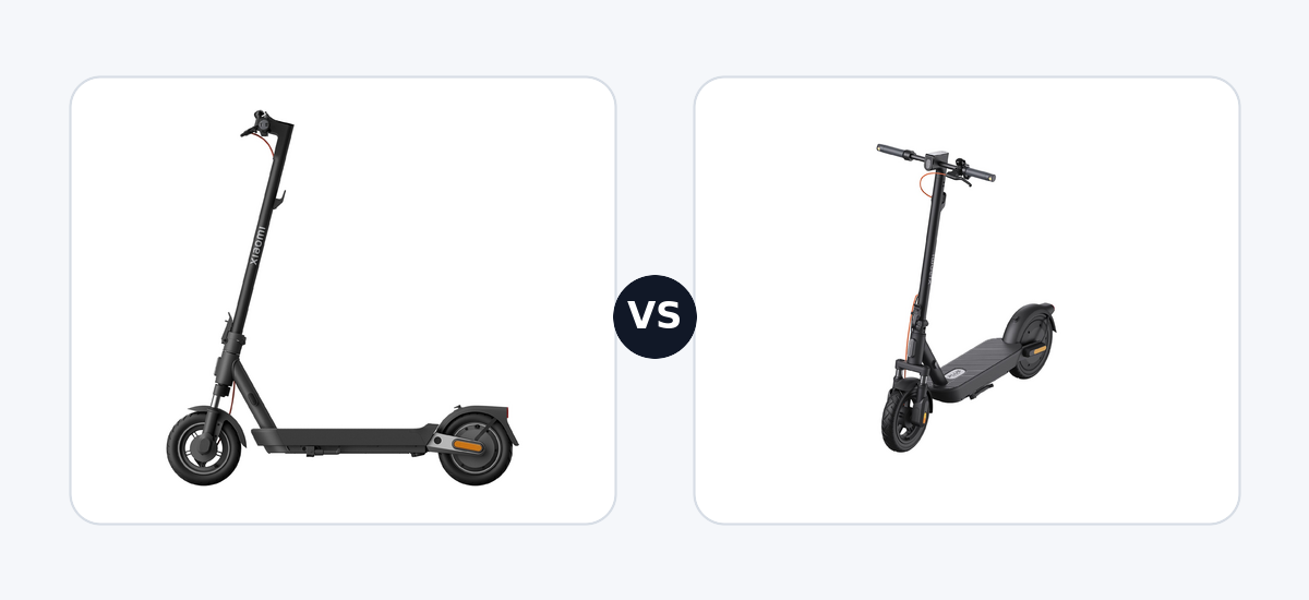 Xiaomi Electric Scooter 5 Pro · vs · Xiaomi Electric Scooter 5 Plus