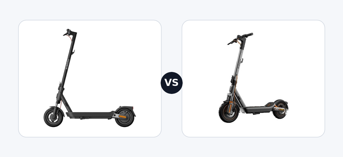 Xiaomi Electric Scooter 5 Pro DE ·vs· Xiaomi Electric Scooter 6 max DE