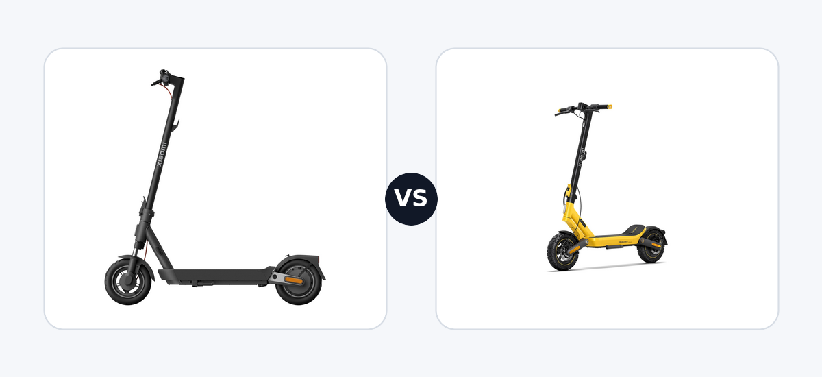 Xiaomi Electric Scooter 5 Pro DE ·vs· Xiaomi Electric Scooter 6 Ultra