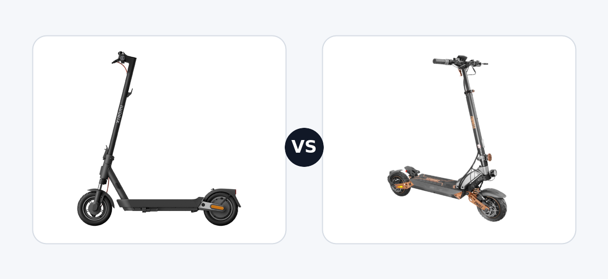 Xiaomi Electric Scooter 5 Pro DE ·vs· Zwheel ZWolf Duo