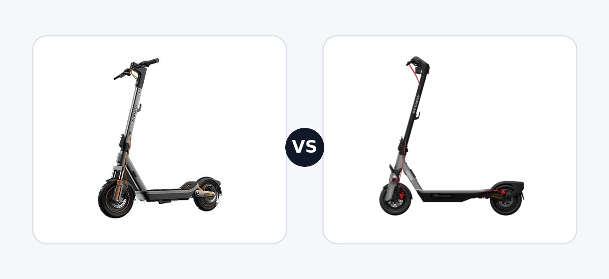 Xiaomi Electric Scooter 6 Max ·vs· Segway Ninebot F3 Pro E
