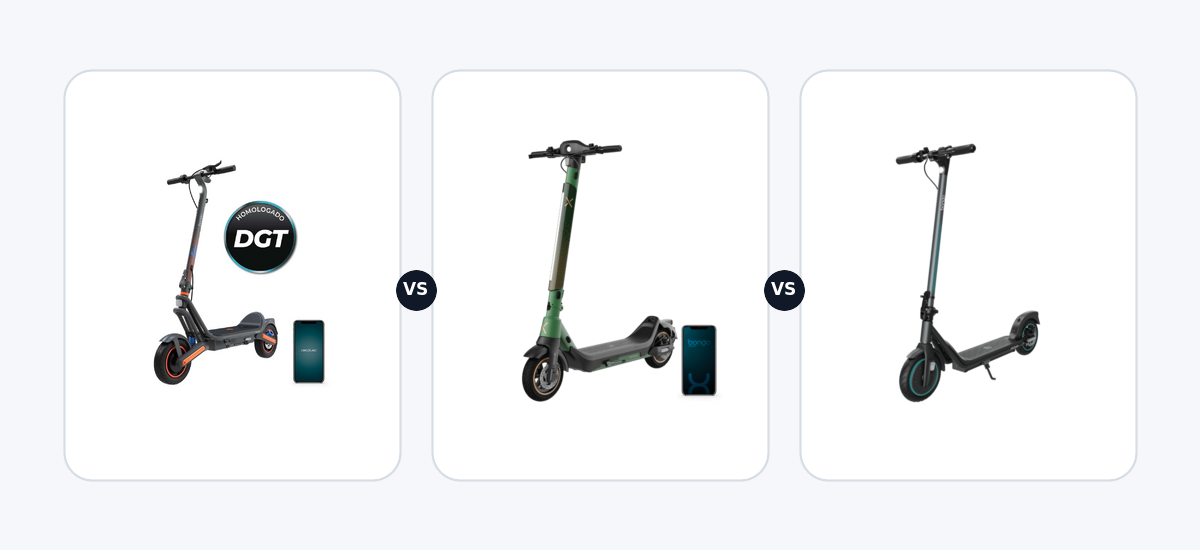 Cecotec Bongo GS65 ·vs· Cecotec Bongo X65 Connected ·vs· Cecotec D20E Connected