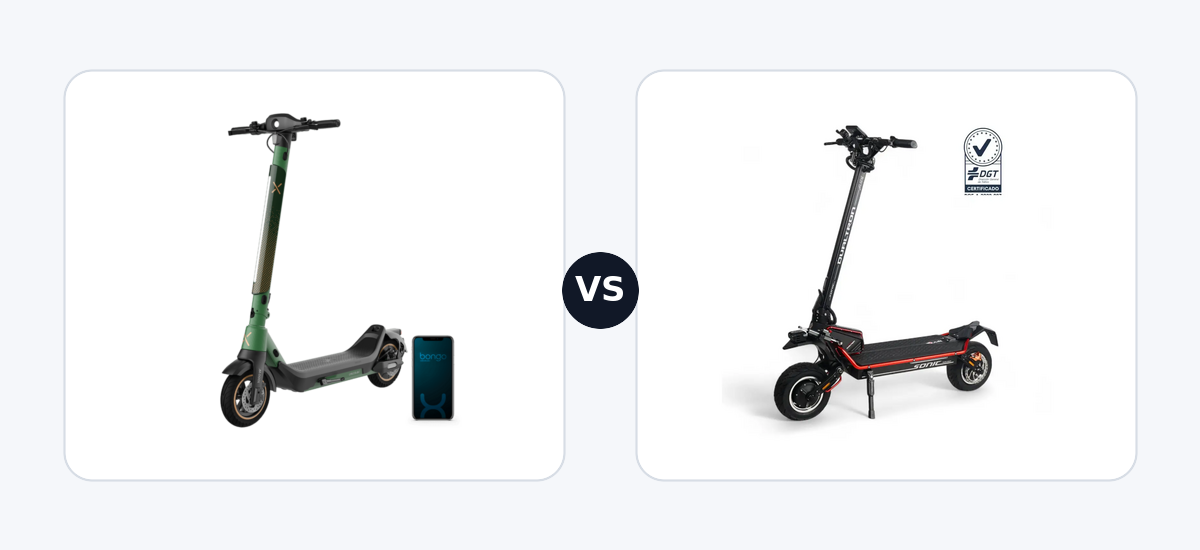 Cecotec Bongo X65 Connected ·vs· Dualtron Sonic Alien 72V