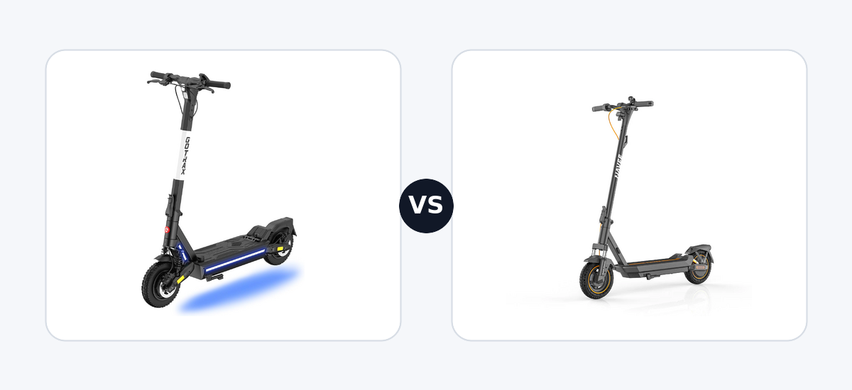 Gotrax Ares · vs · Navee GT3