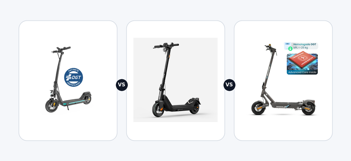 Joyor C10 DGT ·vs· Niu KQi3 Pro ·vs· Smartgyro K1