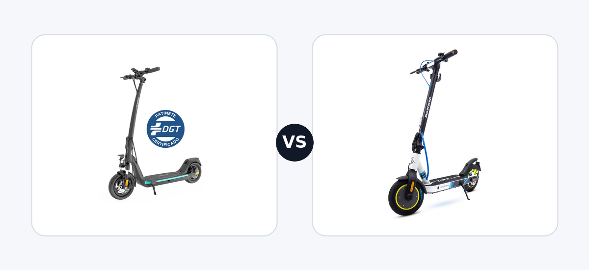 Joyor C10 DGT ·vs· Smartgyro Z-One 2 Gray