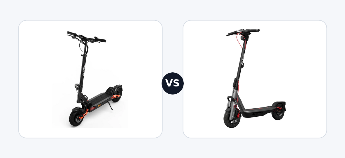 Joyor T-PRO DGT ·vs· Segway Ninebot F3 Pro D