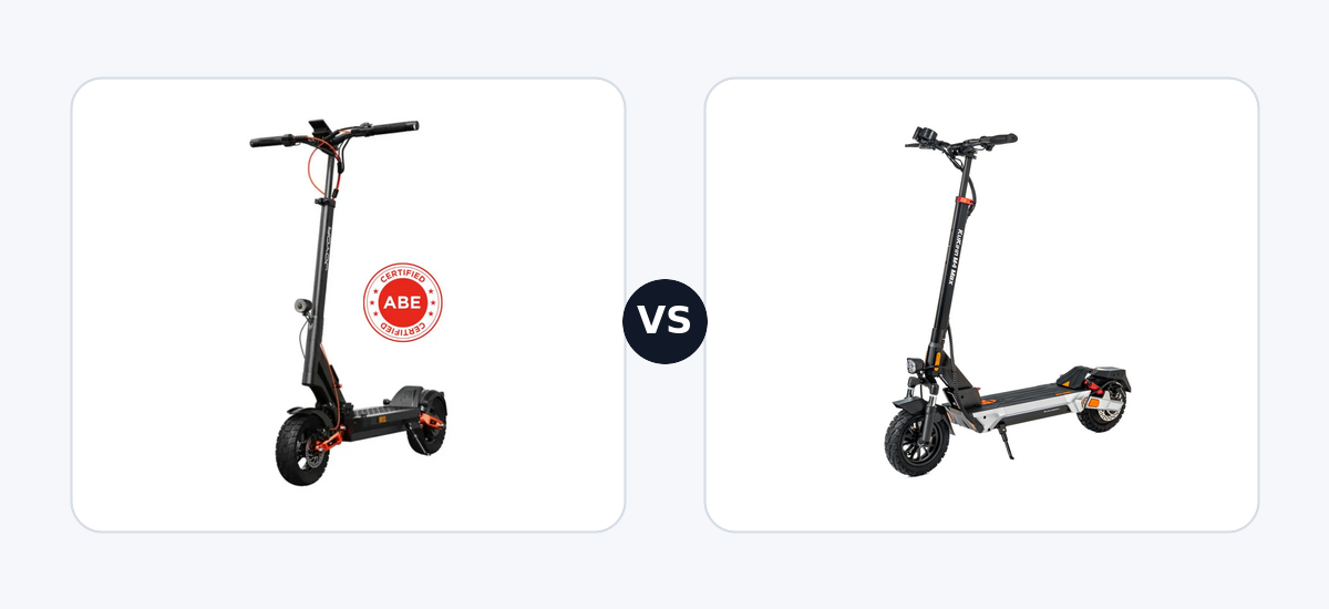 Joyor T6e ABE ·vs· Kukirin M4 Max