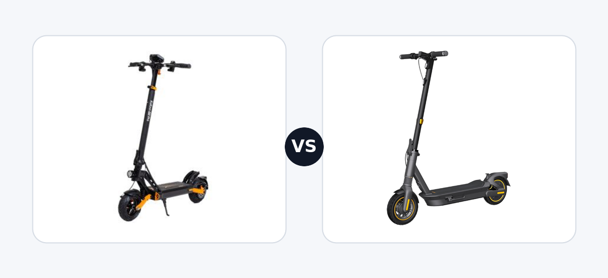 Kukirin G2 Pro ·vs· Segway Ninebot max G2