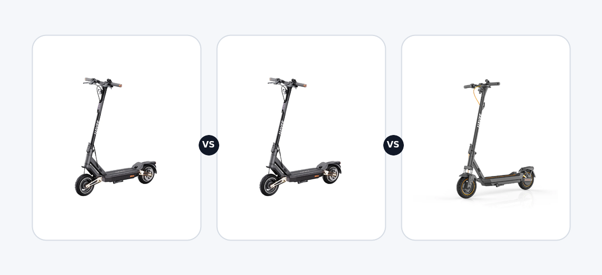 Navee ST3 Pro · vs · Navee ST3 Pro ABE · vs · Navee GT3 Max