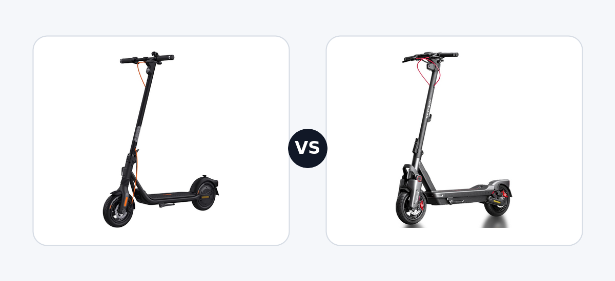 Segway Ninebot F2 Pro E ·vs· Segway Ninebot MAX G3 E
