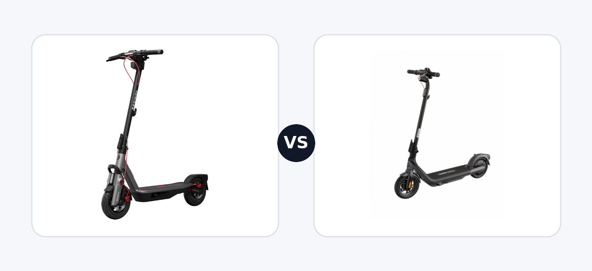 Segway Ninebot F3 Pro D ·vs· Segway Ninebot KickScooter E2 PRO E
