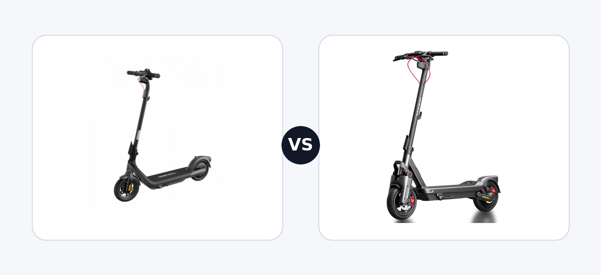 Segway Ninebot KickScooter E2 PRO E ·vs· Segway Ninebot MAX G3 D