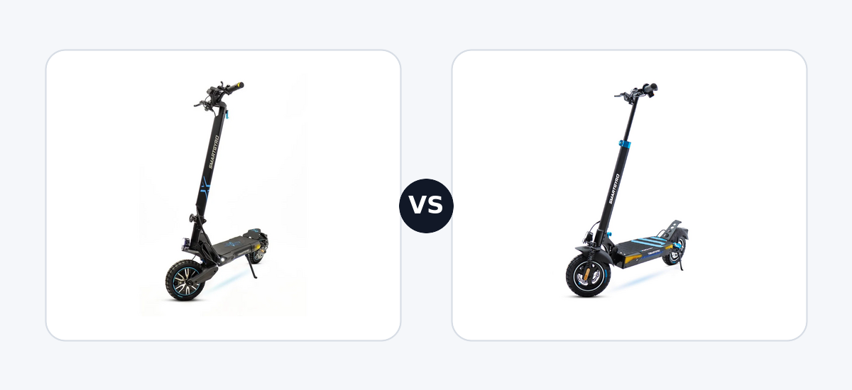 Smartgyro CROSSOVER DUAL MAX 2 · vs · Smartgyro Smartgyro Speedway