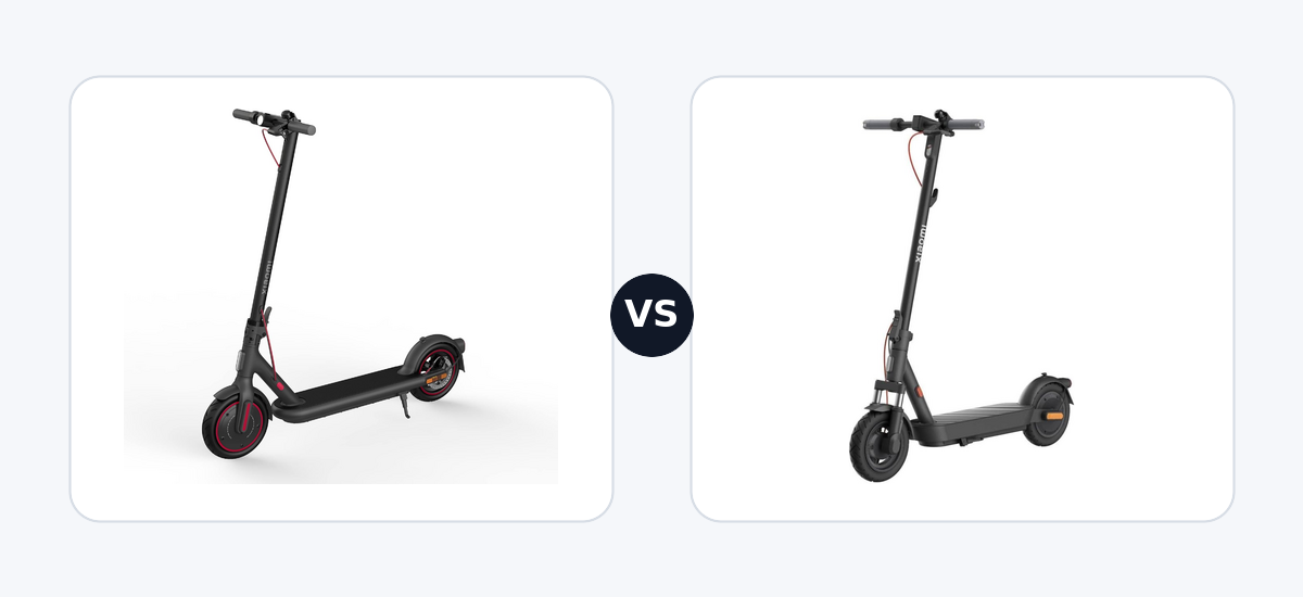 Xiaomi Electric Scooter 4 Pro ·vs· Xiaomi Electric Scooter 5