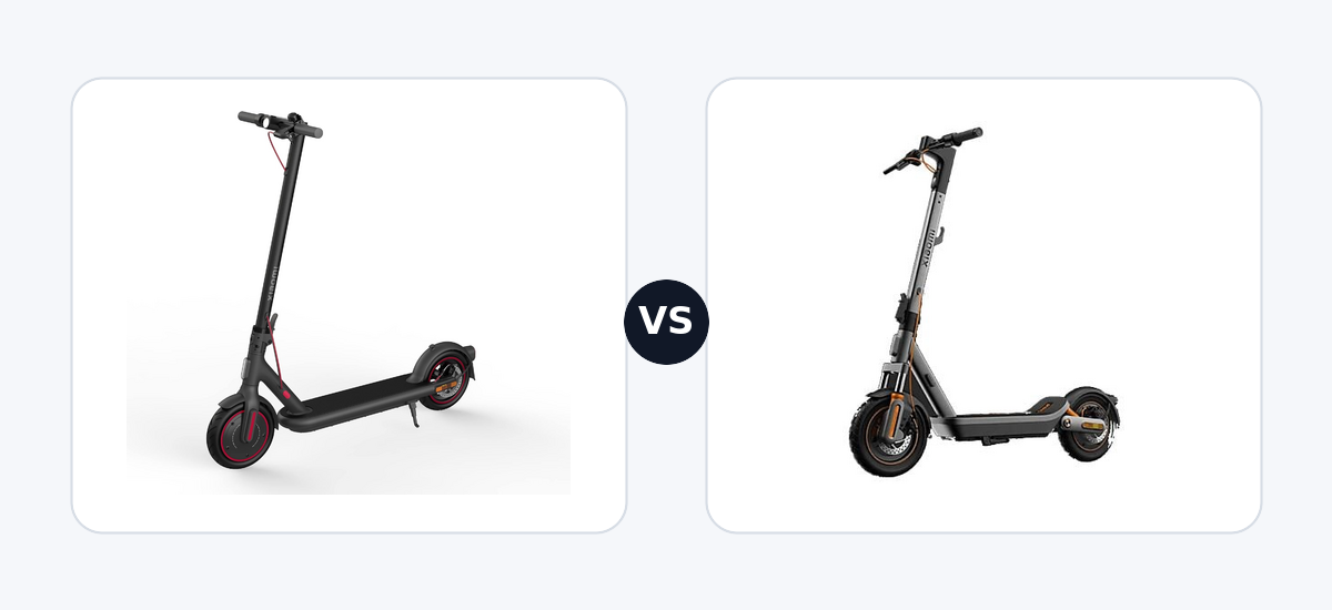 Xiaomi Electric Scooter 4 Pro ·vs· Xiaomi Electric Scooter 6 max DE