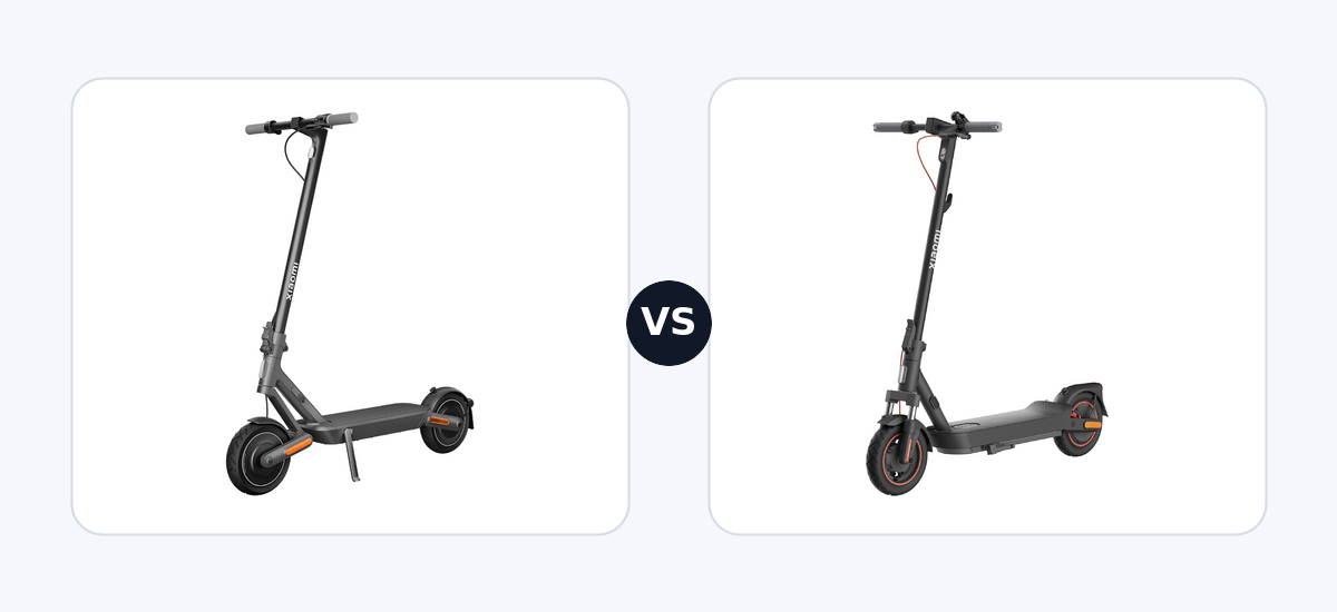 Xiaomi Electric Scooter 4 Ultra ·vs· Xiaomi Electric Scooter 5 Max DE