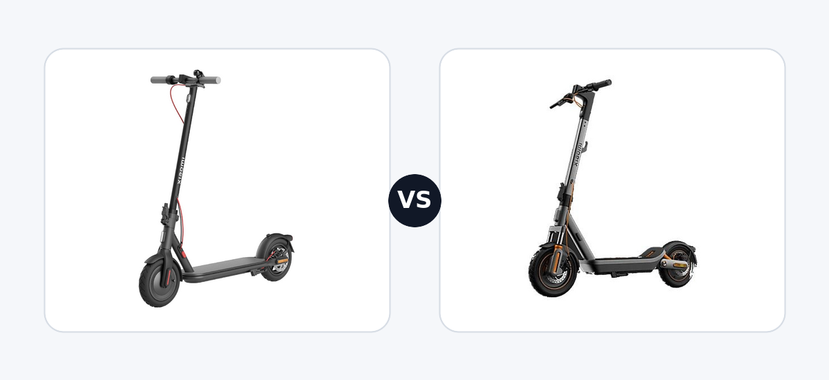 Xiaomi Electric Scooter 4 ·vs· Xiaomi Electric Scooter 6 max DE